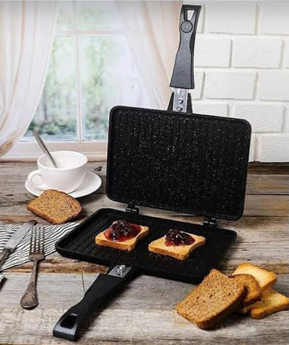 ხელის სენდვიჩ ტოსტერი 24*17 სმ Handheld Sandwich Toaster