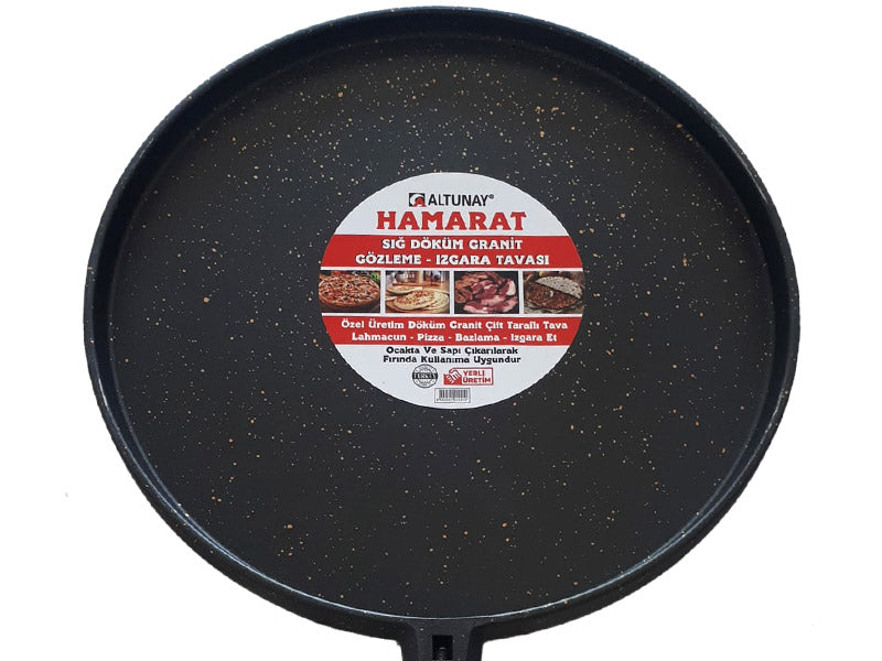 ორმაგი ტაფა და გრილი  ერთად Cast Double Sided Pan